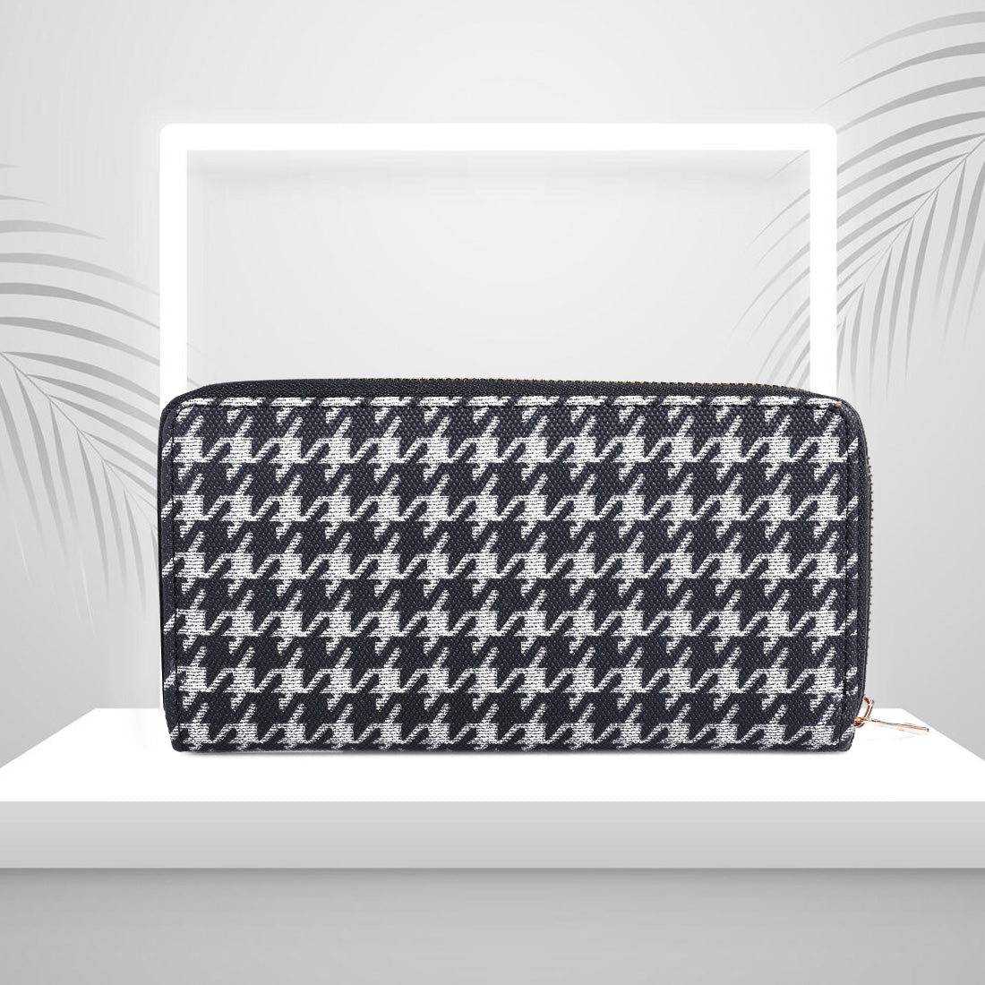 Purseus Black Bird PU Clutch