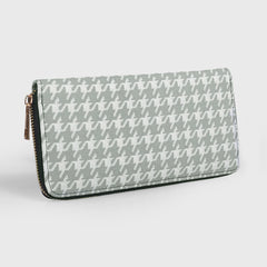 Purseus Grey Bird PU Clutch