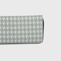 Purseus Grey Bird PU Clutch