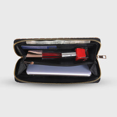 Purseus Grey Bird PU Clutch