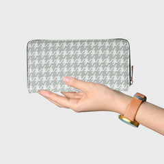 Purseus Grey Bird PU Clutch